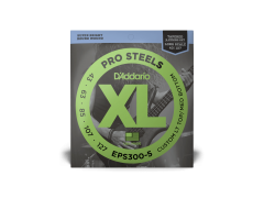 Набор струн D'ADDARIO EPS300-5 XL PROSTEELS BASS Custom Light Top/Med Bottom (43-127)